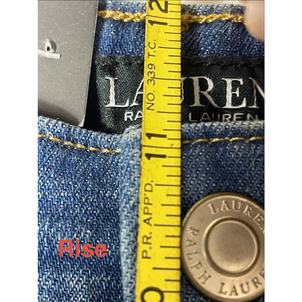 Women's Ralph Lauren High Rise Skinny Jeans Blue Size 8 - Picture 6 of 13
